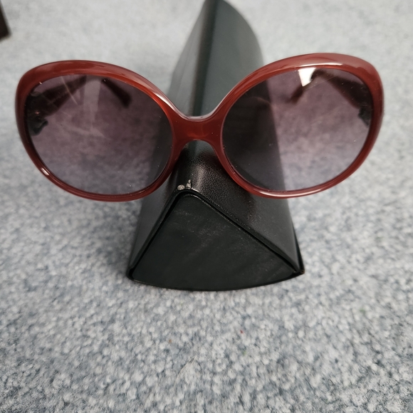 Fendi Accessories - Fendi Burgundy Sunglasses